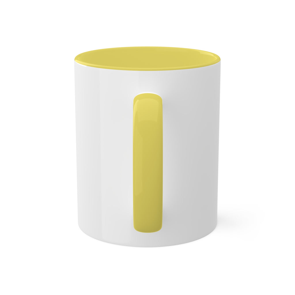 Versatile Elegance: Glossy Ceramic Colorful Mugs, 11oz