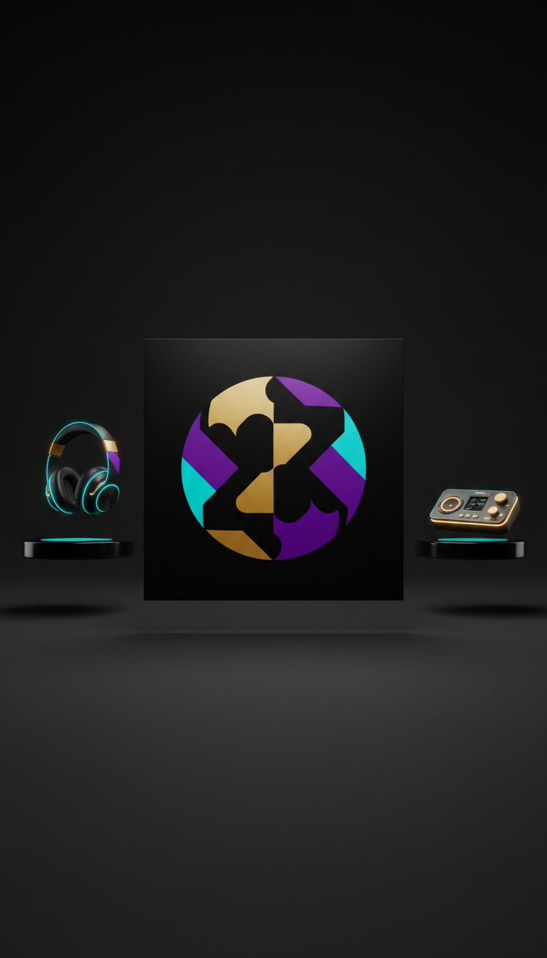 Metallic Album Cover Poster