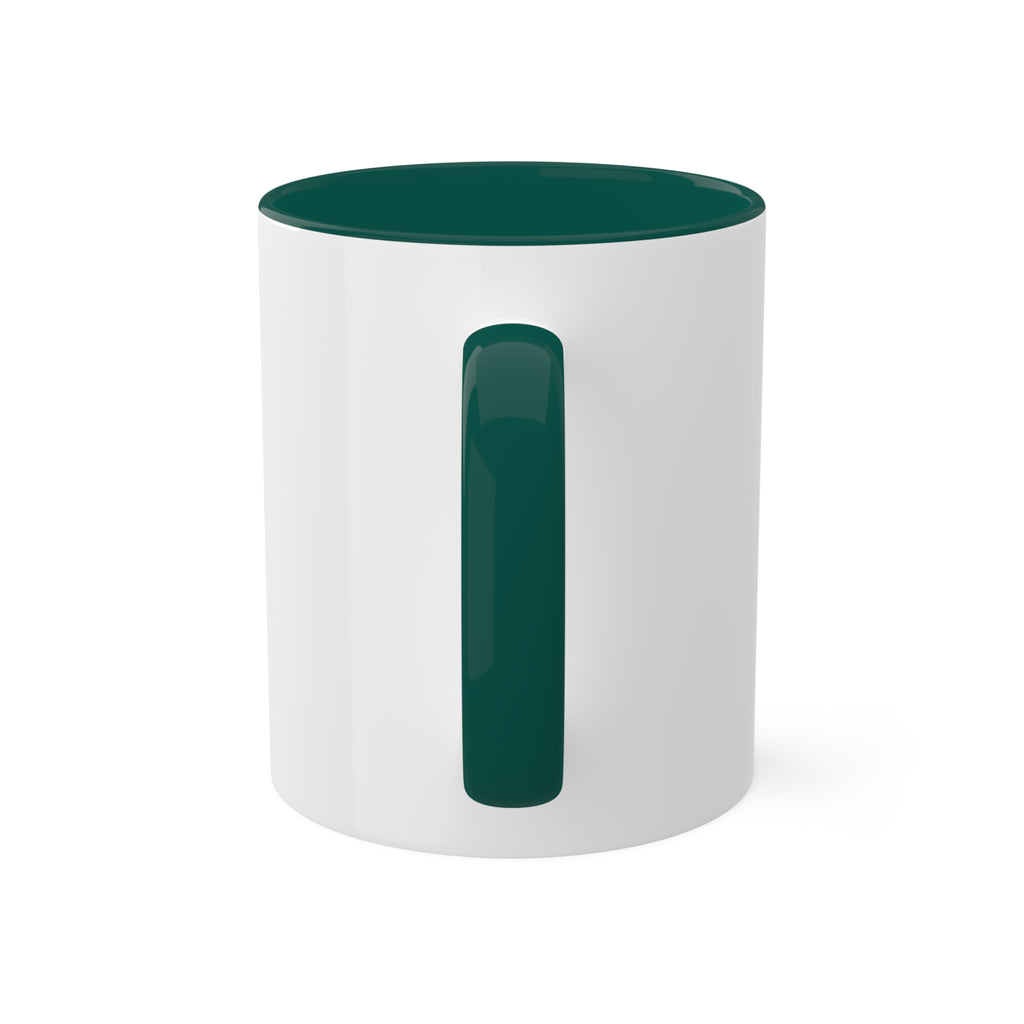 Versatile Elegance: Glossy Ceramic Colorful Mugs, 11oz
