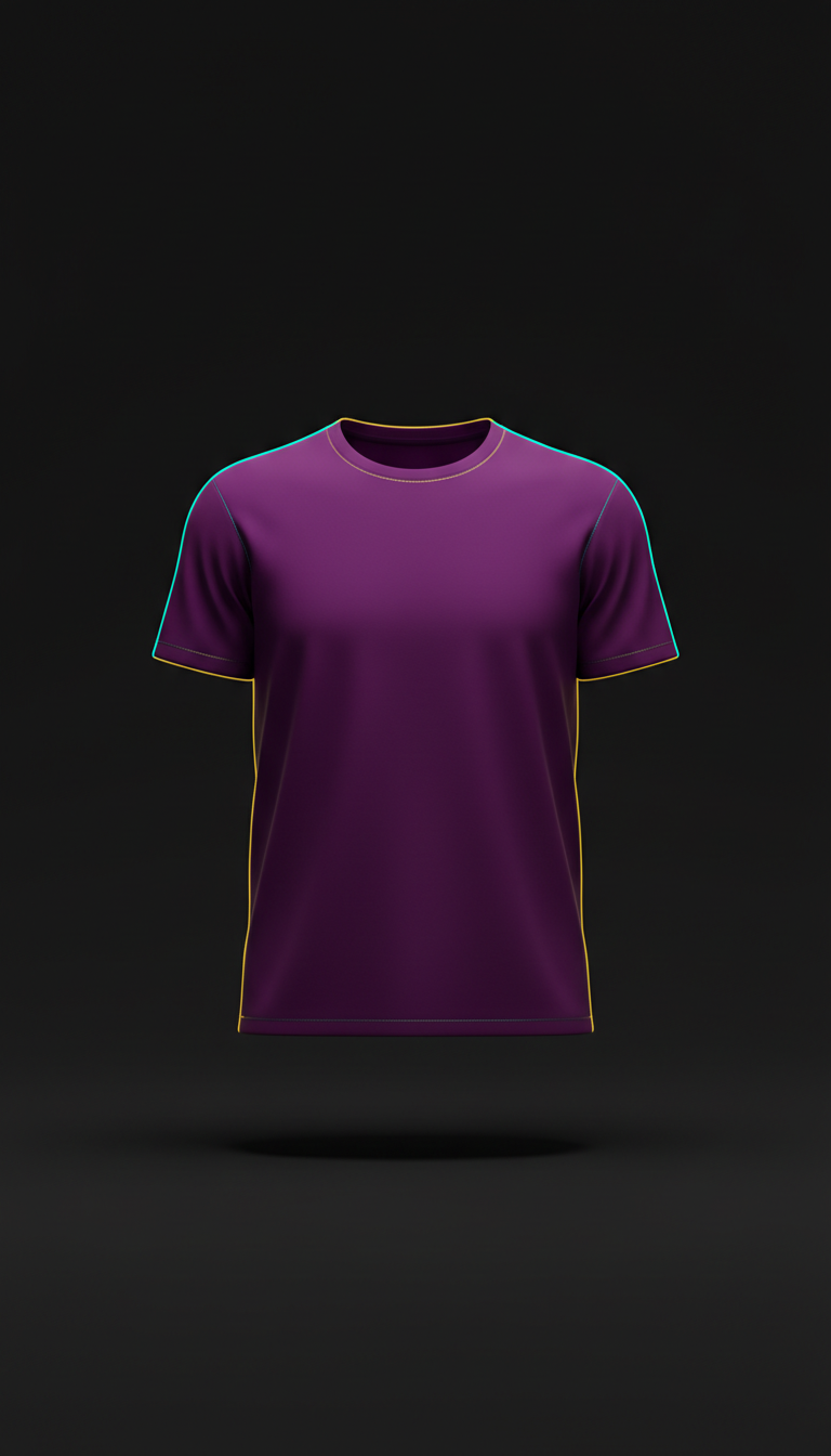 Custom Neon Monogram Tee
